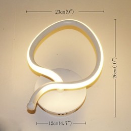 Moderná minimalistická nástenná lampa Nočná kreatívna lampa do chodby hliníkové osvetlenie