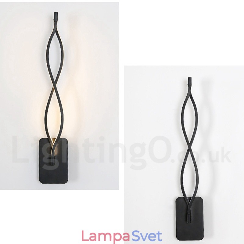 Moderné minimalistické nástenné svietidlo Obývacia izba Chodba Predsieň Schody Svetlá Nočná lampa