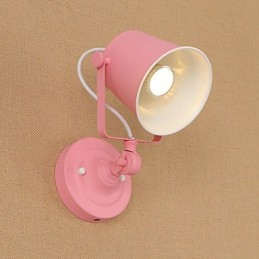 Vidiecka funkcia retro maľby Nastaviteľná pre ochranu očí otočného ramena Downlight Nástenné svietidlá Nástenné svietidlo