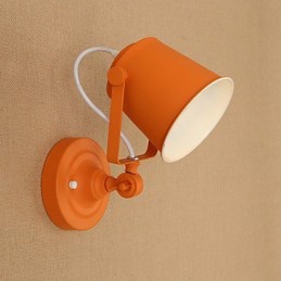 Vidiecka funkcia retro maľby Nastaviteľná pre ochranu očí otočného ramena Downlight Nástenné svietidlá Nástenné svietidlo