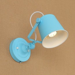 Vidiecka funkcia retro maľby Nastaviteľná pre ochranu očí otočného ramena Downlight Nástenné svietidlá Nástenné svietidlo