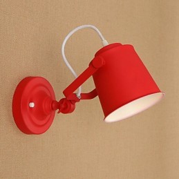 Vidiecka funkcia retro maľby Nastaviteľná pre ochranu očí otočného ramena Downlight Nástenné svietidlá Nástenné svietidlo