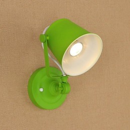 Vidiecka funkcia retro maľby Nastaviteľná pre ochranu očí otočného ramena Downlight Nástenné svietidlá Nástenné svietidlo
