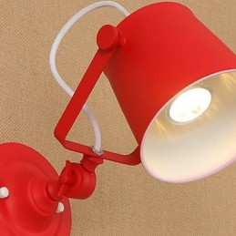Vidiecka funkcia retro maľby Nastaviteľná pre ochranu očí otočného ramena Downlight Nástenné svietidlá Nástenné svietidlo