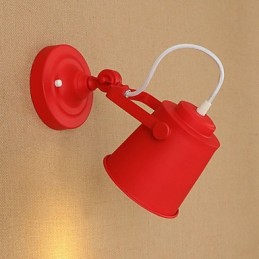 Vidiecka funkcia retro maľby Nastaviteľná pre ochranu očí otočného ramena Downlight Nástenné svietidlá Nástenné svietidlo