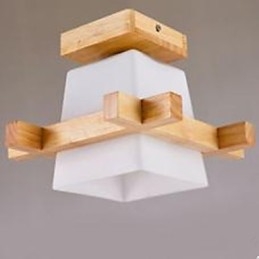 Moderná čínska lampa Obývacia izba Spálňa Veranda Lampa na verande Drevené umenie