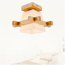 Moderná čínska lampa Obývacia izba Spálňa Veranda Lampa na verande Drevené umenie
