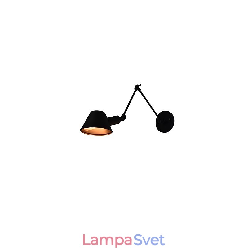Nástenné svietidlo Nástenné svietniky Nástenné železo Nástenná lampa Dumb Black Lightsaber Lamp On Wall
