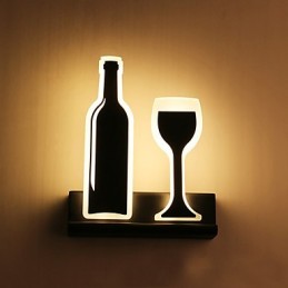 Integrovaná funkcia moderného súčasného moderného súčasného maľovania pre nástenné svietidlá s okolitým svetlom