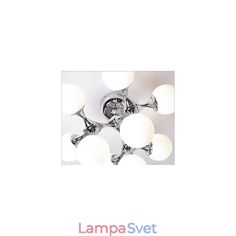 Umelecká sklenená guľová lampa