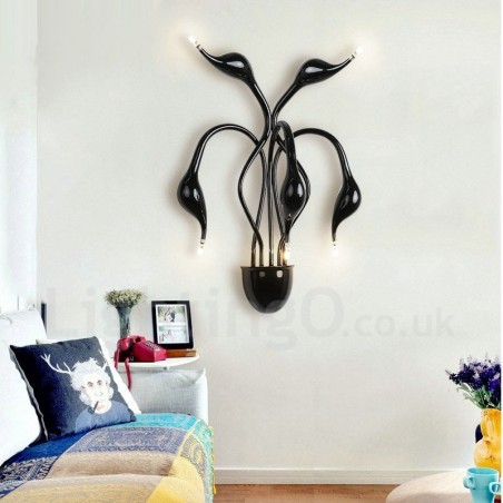 Swan Head Moderné súčasné viacfarebné ambientné nástenné svietidlo nástenné svietidlo Swan Head Moderné súčasné viacfarebné ambientné nástenné svietidlo nástenné svietidlo