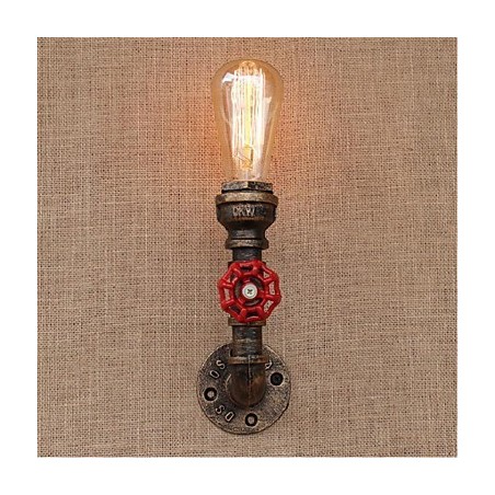 Nostalgia Jednoduché dekoratívne malé nástenné svietidlo z vodnej fajky