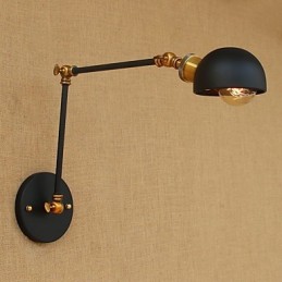 Nostalgická kreatívna barová nástenná lampa s dlhým ramenom