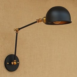 Nostalgická kreatívna barová nástenná lampa s dlhým ramenom