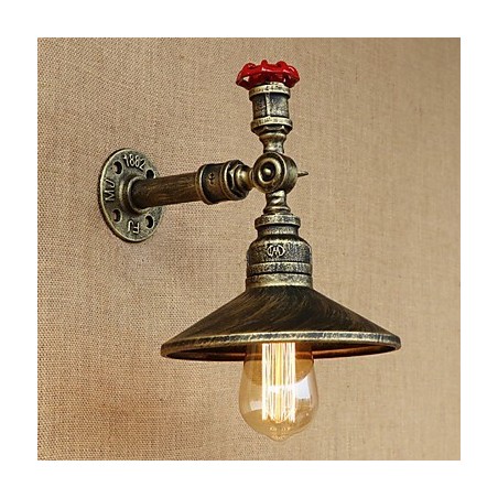 Retro Restaurant Edison Industrial Hadice Jednohlavá ozdobná nástenná lampa Retro Restaurant Edison Industrial Hadice Jednohlavá ozdobná nástenná lampa