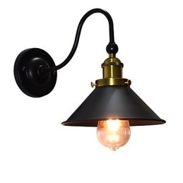 Nástenné svietidlo Nástenné svietniky Nástenné železo Nástenná lampa Dumb Black Lightsaber Lamp On Wall