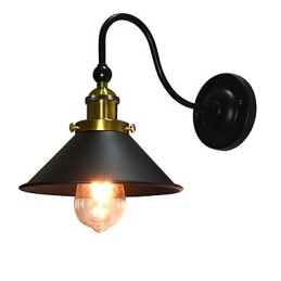Nástenné svietidlo Nástenné svietniky Nástenné železo Nástenná lampa Dumb Black Lightsaber Lamp On Wall