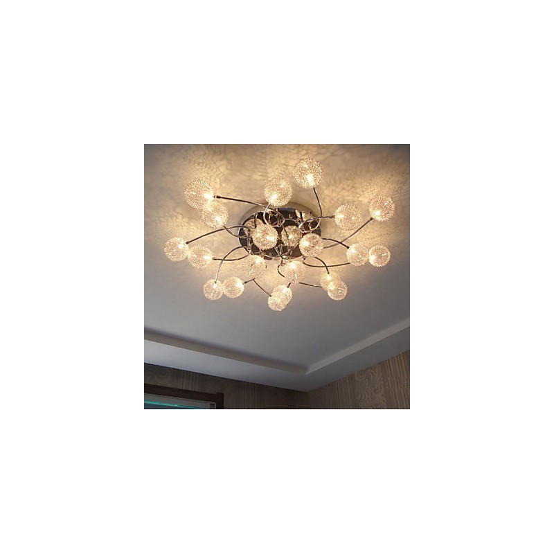 Jednoduché kruhové stropné svietidlá Osvetlenie železnej lampy