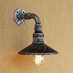 Funkcia retro maľby Rustic Lodge Country pre nástenné nástenné svietidlá v mini štýle