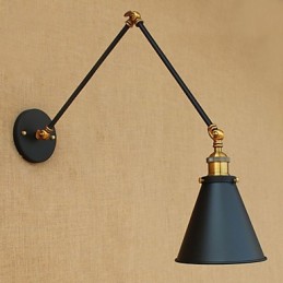 Rustic Lodge Country Maľba Funkcia pre Swing Arm Ambient Light Swing Arm Lights