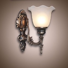 Nástenná retro lampa v európskom štýle Lampa do hotelovej chodby Svetlo do chodby Zrkadlo Predná lampa Jednohlavová nočná lampa