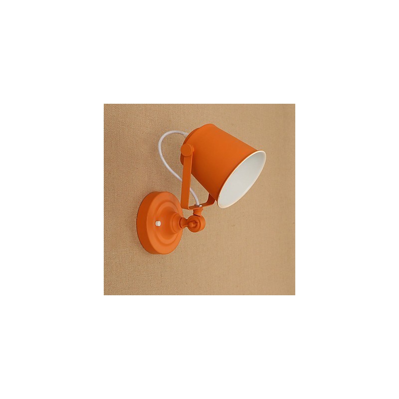 Maľovaná oceľová nástenná lampa Dumb Black Americká káva Dekorácia Retro nástenná lampa so svetelným mečom na stene
