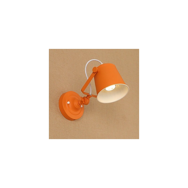 Maľovaná oceľová nástenná lampa Dumb Black Americká káva Dekorácia Retro nástenná lampa so svetelným mečom na stene