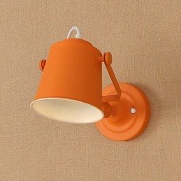 Maľovaná oceľová nástenná lampa Dumb Black Americká káva Dekorácia Retro nástenná lampa so svetelným mečom na stene