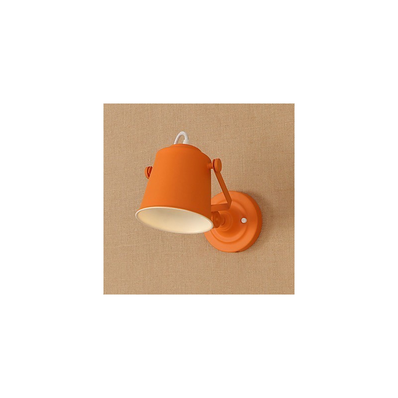 Maľovaná oceľová nástenná lampa Dumb Black Americká káva Dekorácia Retro nástenná lampa so svetelným mečom na stene