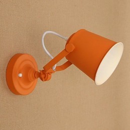 Maľovaná oceľová nástenná lampa Dumb Black Americká káva Dekorácia Retro nástenná lampa so svetelným mečom na stene