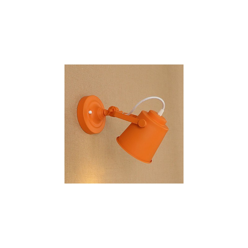 Maľovaná oceľová nástenná lampa Dumb Black Americká káva Dekorácia Retro nástenná lampa so svetelným mečom na stene