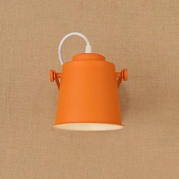 Maľovaná oceľová nástenná lampa Dumb Black Americká káva Dekorácia Retro nástenná lampa so svetelným mečom na stene