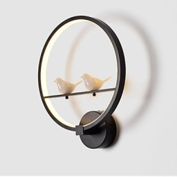 Nástenná lampa do spálne Nočná lampa a kreatívna osobnosť moderných minimalistických kruhových schodísk Nástenná lampa do chodby