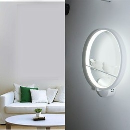 Nástenná lampa do spálne Nočná lampa a kreatívna osobnosť moderných minimalistických kruhových schodísk Nástenná lampa do chodby