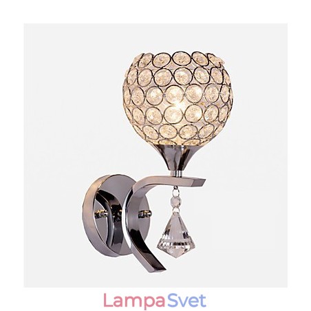 Moderná súčasná galvanizovaná funkcia Max Crystal pre nástenné svietidlo s okolitým krištáľovým svetlom Moderná súčasná galvanizovaná funkcia Max Crystal pre nástenné svietidlo s okolitým krištáľovým svetlom