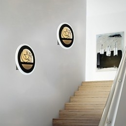 Moderné minimalistické nástenné svietidlo Vstupné schodiskové svietidlo Creative Hotel La Terrazza Project Lampy