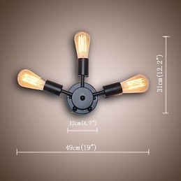Retro nástenná lampa Balkón Schodisko Originalita Osobnosť Bar Dekoratívne nástenné svietidlo Dekorácia domova Osvetlenie
