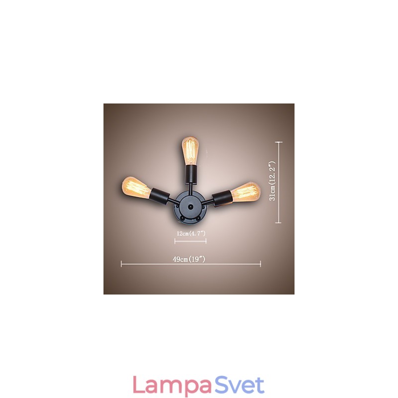 Retro nástenná lampa Balkón Schodisko Originalita Osobnosť Bar Dekoratívne nástenné svietidlo Dekorácia domova Osvetlenie