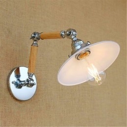 Rustic Lodge Country Chrome funkcia pre hojdacie rameno Ambient Light Swing Arm