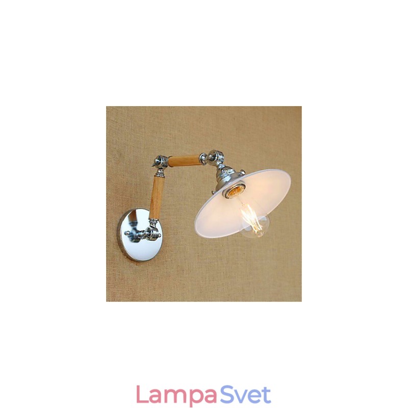 Rustic Lodge Country Chrome funkcia pre hojdacie rameno Ambient Light Swing Arm
