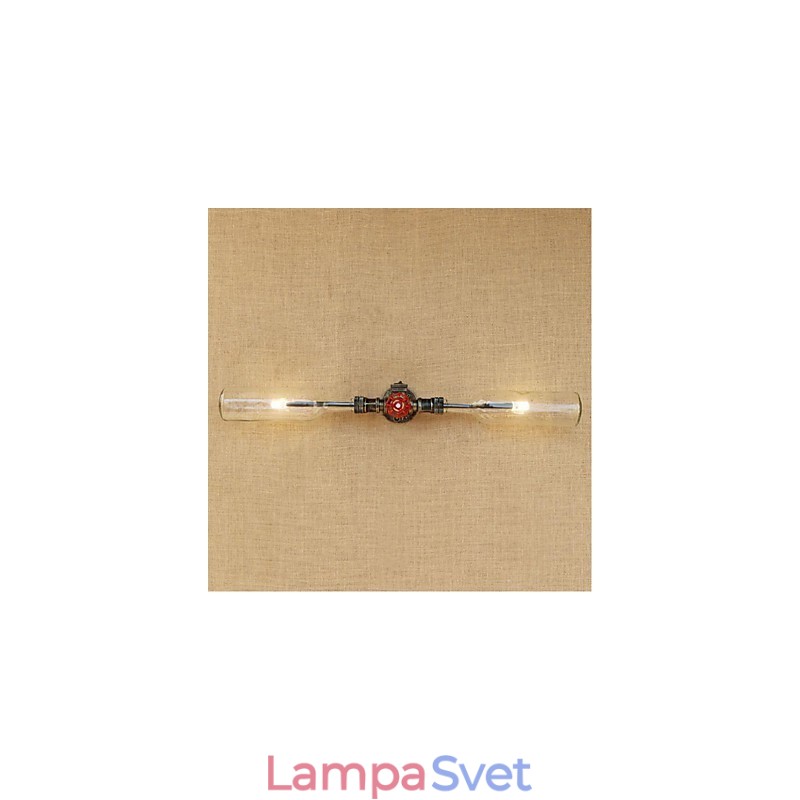 Retro Industry Wind Designer Nástenná lampa na fľašu s vodou Svetlosivá