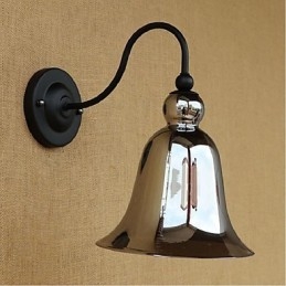 Strieborná funkcia Rustic Lodge pre nástenné svietidlo Downlight