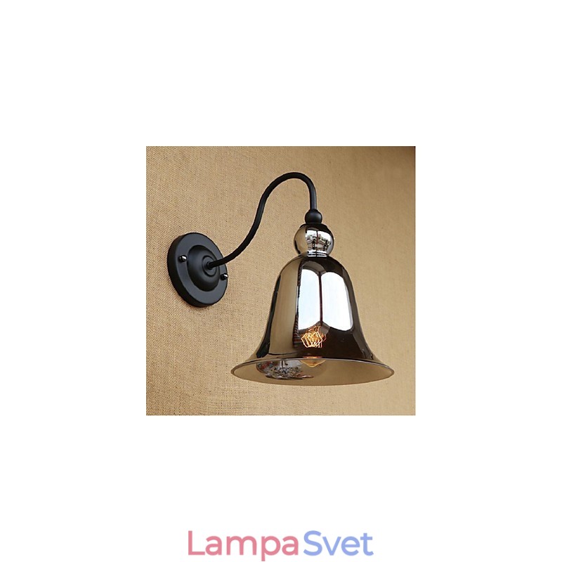Strieborná funkcia Rustic Lodge pre nástenné svietidlo Downlight