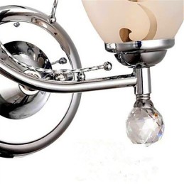 Moderná súčasná galvanicky pokovovaná funkcia pre nástenné nástenné nástenné svietidlá v štýle kryštálového mini