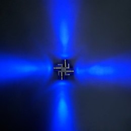 Lampa Nočná Lampa Nástenná Lampa Spálňa Obývacia izba Hotelová chodba Moderná Minimalistická Kreatívna krížová nástenná lampaV