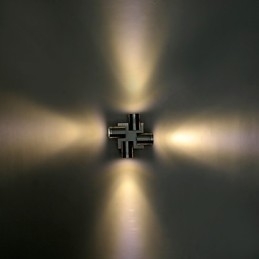 Lampa Nočná Lampa Nástenná Lampa Spálňa Obývacia izba Hotelová chodba Moderná Minimalistická Kreatívna krížová nástenná lampaV