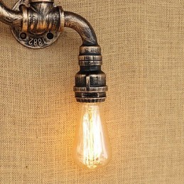 Rustic Lodge Country mosadzný prvok pre nástenné svietidlo s okolitým svetlom v mini štýle