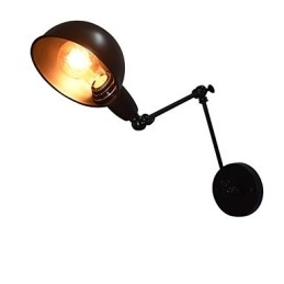 Buzz Skladacia nástenná železná nástenná lampa Dumb Black Lightsaber Lamp On Wall Európsky štýl v americkom štýle