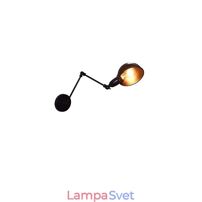 Buzz Skladacia nástenná železná nástenná lampa Dumb Black Lightsaber Lamp On Wall Európsky štýl v americkom štýle