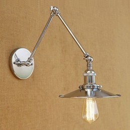 Moderná súčasná vidiecka retro galvanizovaná funkcia pre hojdacie rameno s okolitým svetlom